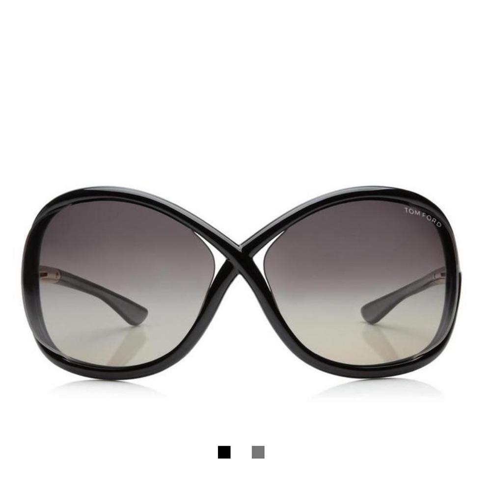 Tom Ford Whitney Black Oversized Sunglasses